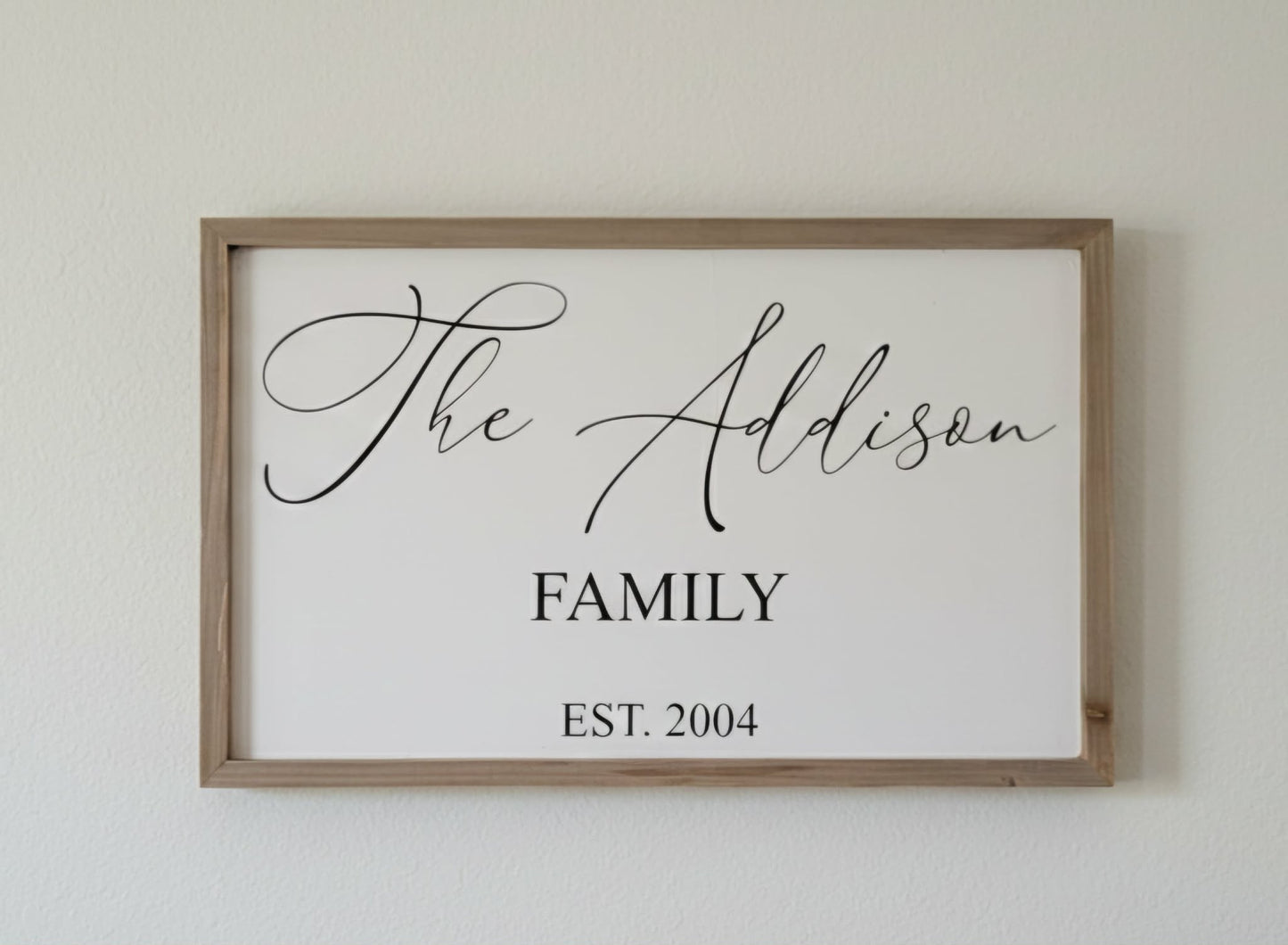 Custom Family Last Name Sign
