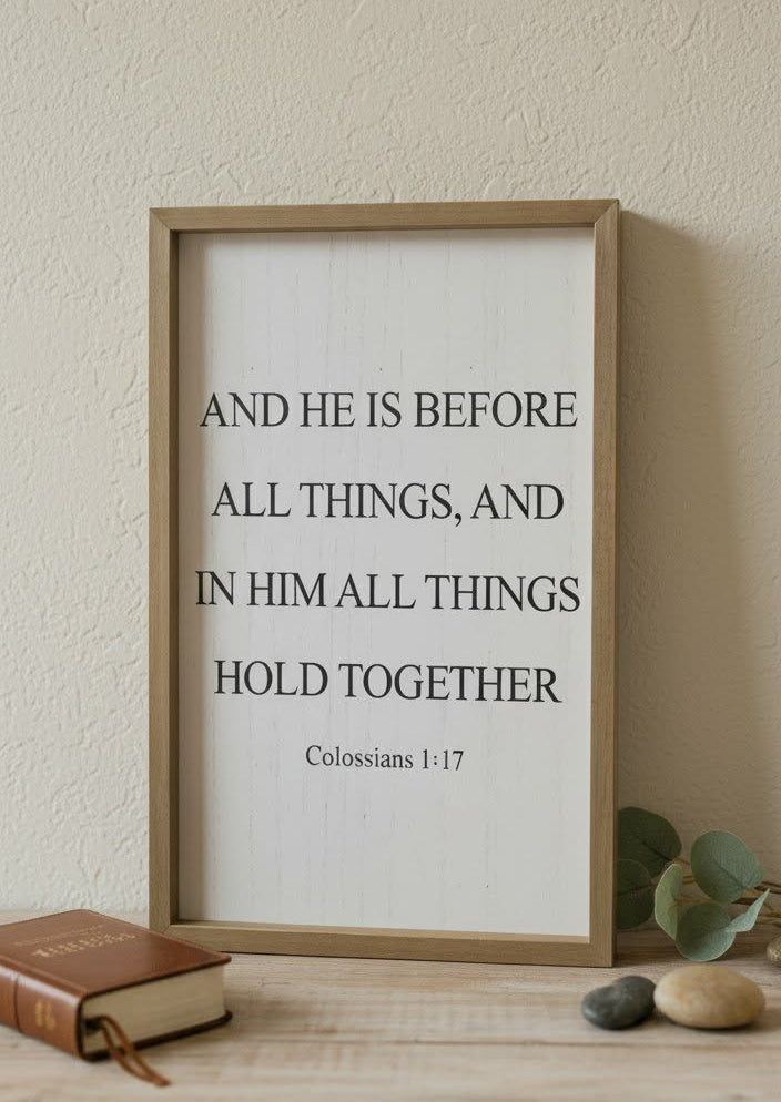 Colossians 1:17 Sign